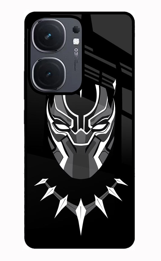Black Panther iQOO Neo 9 Back Cover Glass Case - Hello Swanky