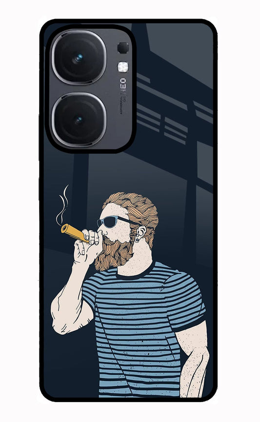 Smoking iQOO Neo 9 Back Cover Glass Case - Hello Swanky