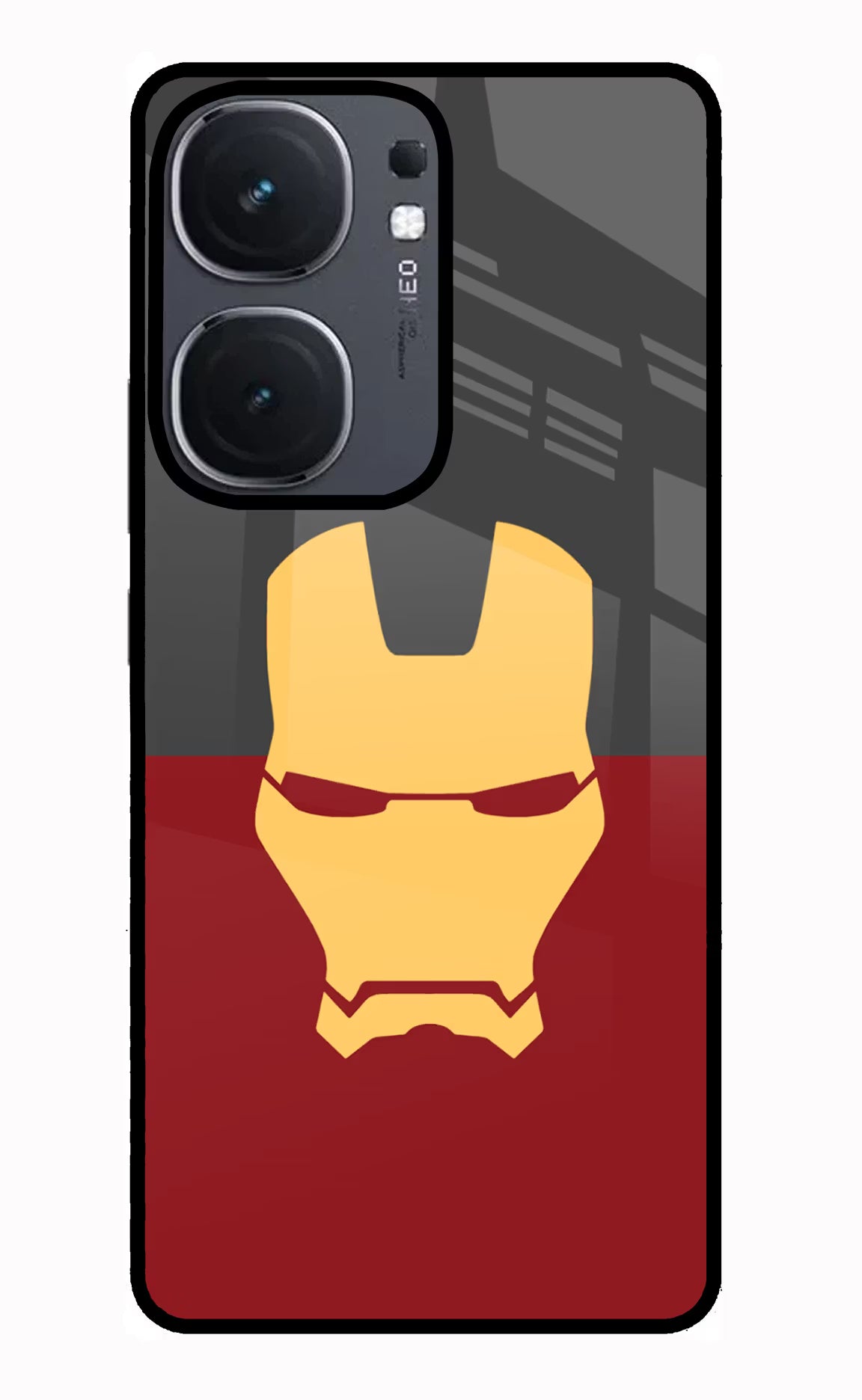 Ironman iQOO Neo 9 Back Cover Glass Case - Hello Swanky