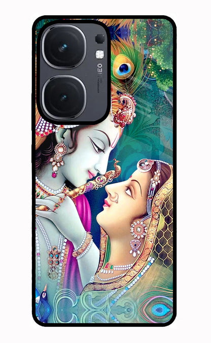 Lord Radha Krishna iQOO Neo 9 Back Cover Glass Case - Hello Swanky