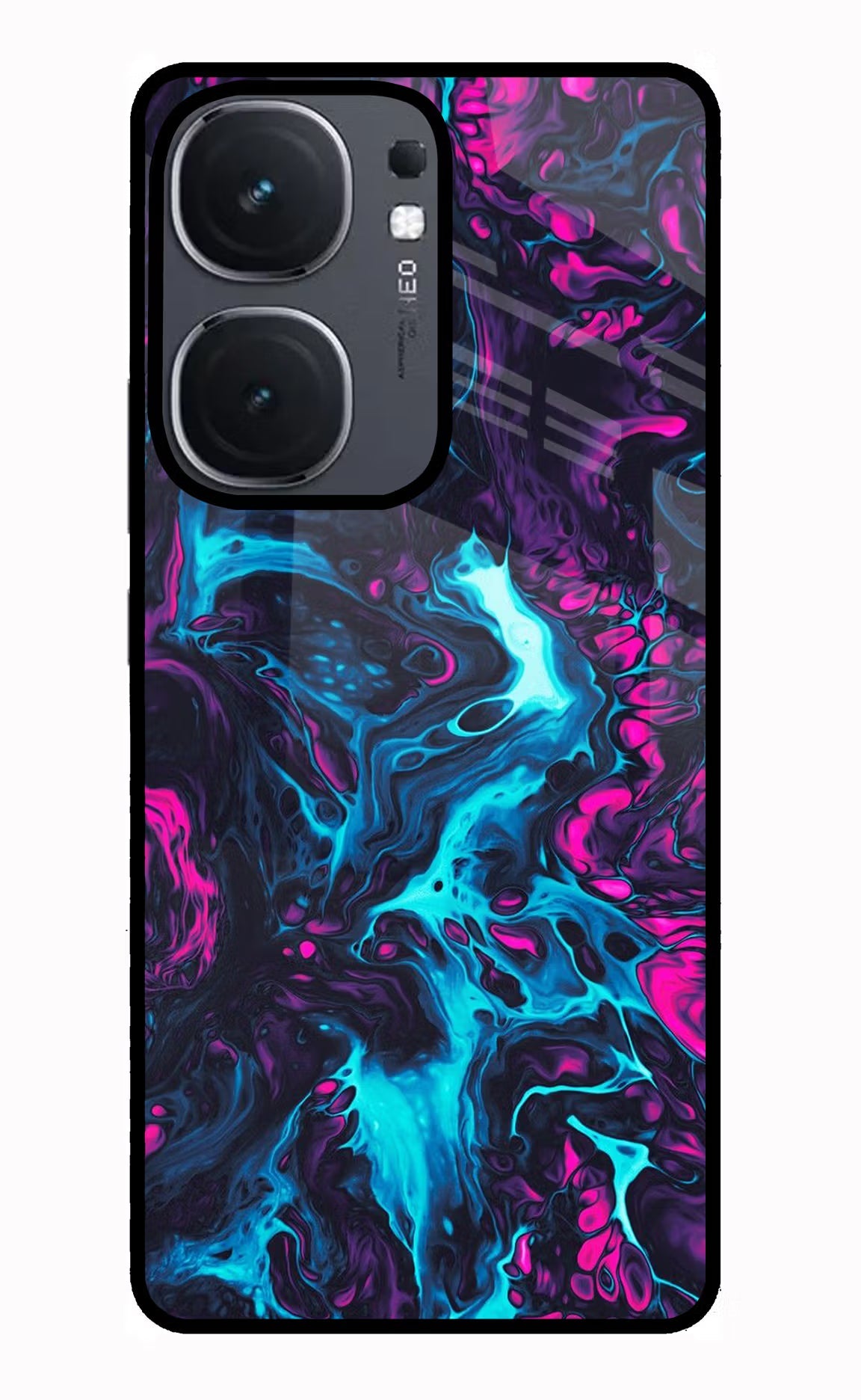Abstract iQOO Neo 9 Back Cover Glass Case - Hello Swanky