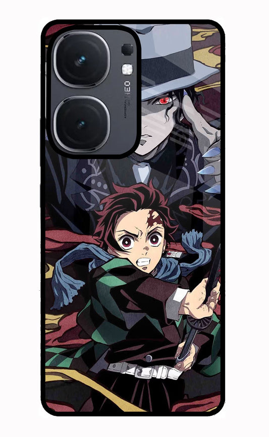 Demon Slayer iQOO Neo 9 Back Cover Glass Case - Hello Swanky