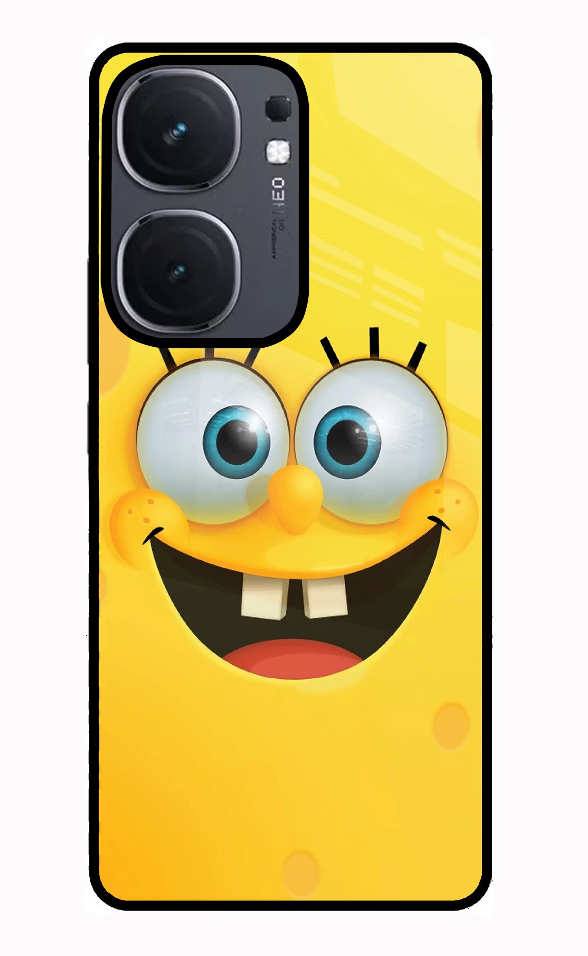 Sponge 1 iQOO Neo 9 Back Cover Glass Case - Hello Swanky
