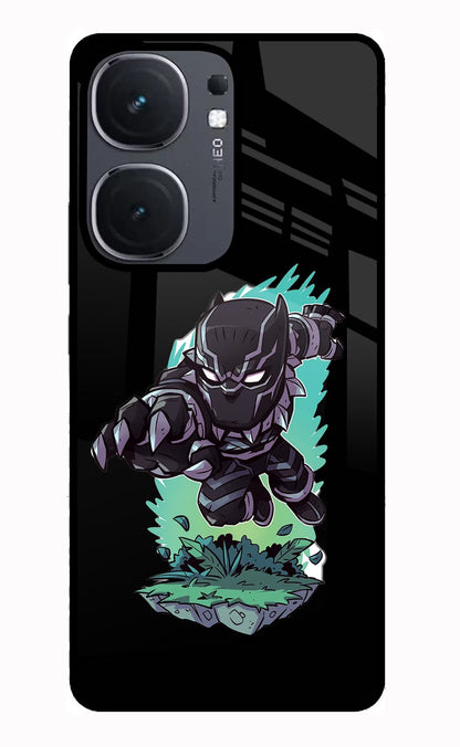 Black Panther iQOO Neo 9 Back Cover Glass Case - Hello Swanky