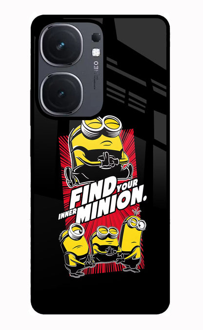 Find Your Inner Minion iQOO Neo 9 Back Cover Glass Case - Hello Swanky
