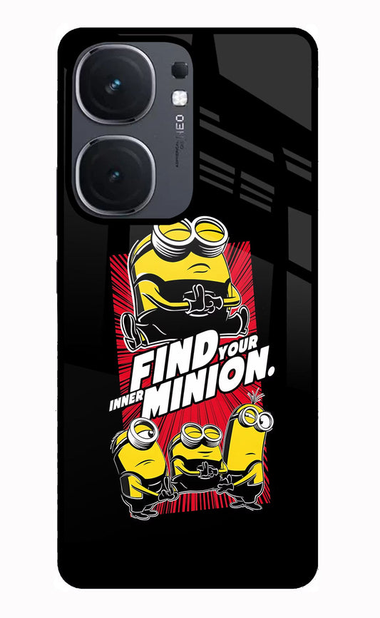 Find Your Inner Minion iQOO Neo 9 Back Cover Glass Case - Hello Swanky