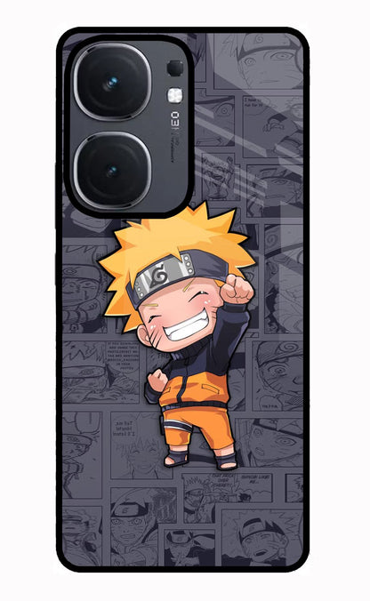 Chota Naruto iQOO Neo 9 Back Cover Glass Case - Hello Swanky