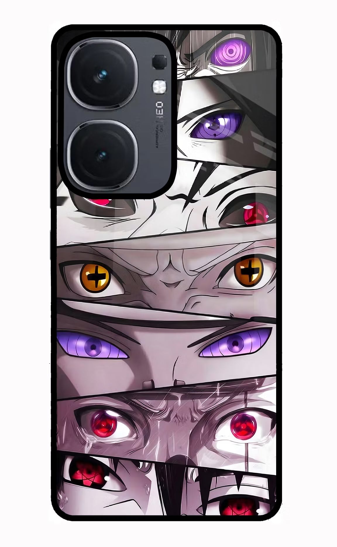 Naruto Anime iQOO Neo 9 Back Cover Glass Case - Hello Swanky