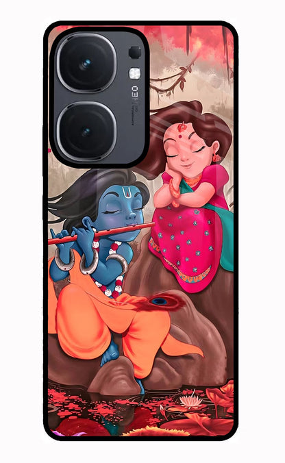 Radhe Krishna iQOO Neo 9 Back Cover Glass Case - Hello Swanky