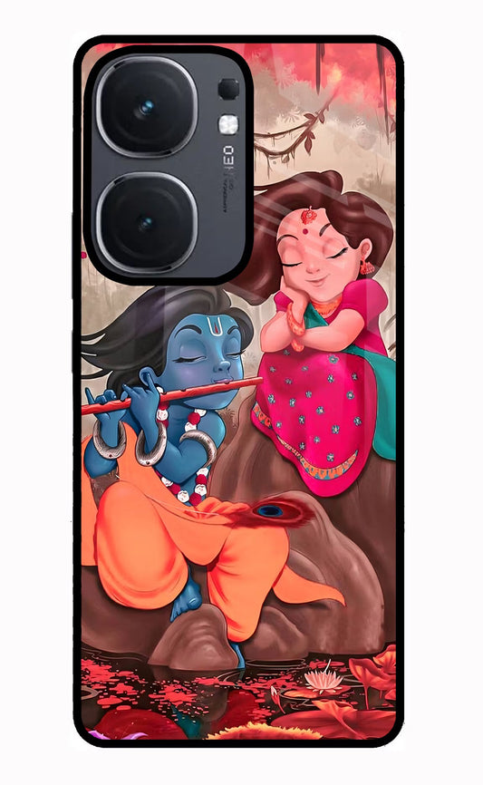 Radhe Krishna iQOO Neo 9 Back Cover Glass Case - Hello Swanky