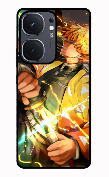 Demon Slayer iQOO Neo 9 Back Cover Glass Case - Hello Swanky