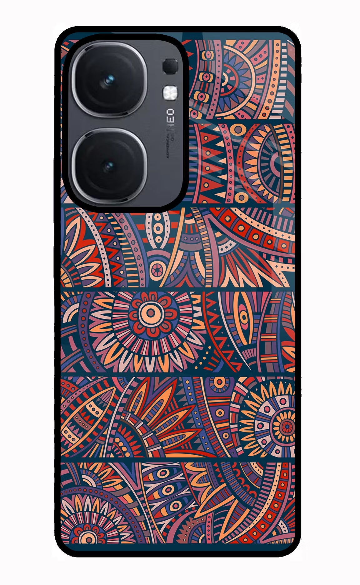 African Culture Design iQOO Neo 9 Back Cover Glass Case - Hello Swanky