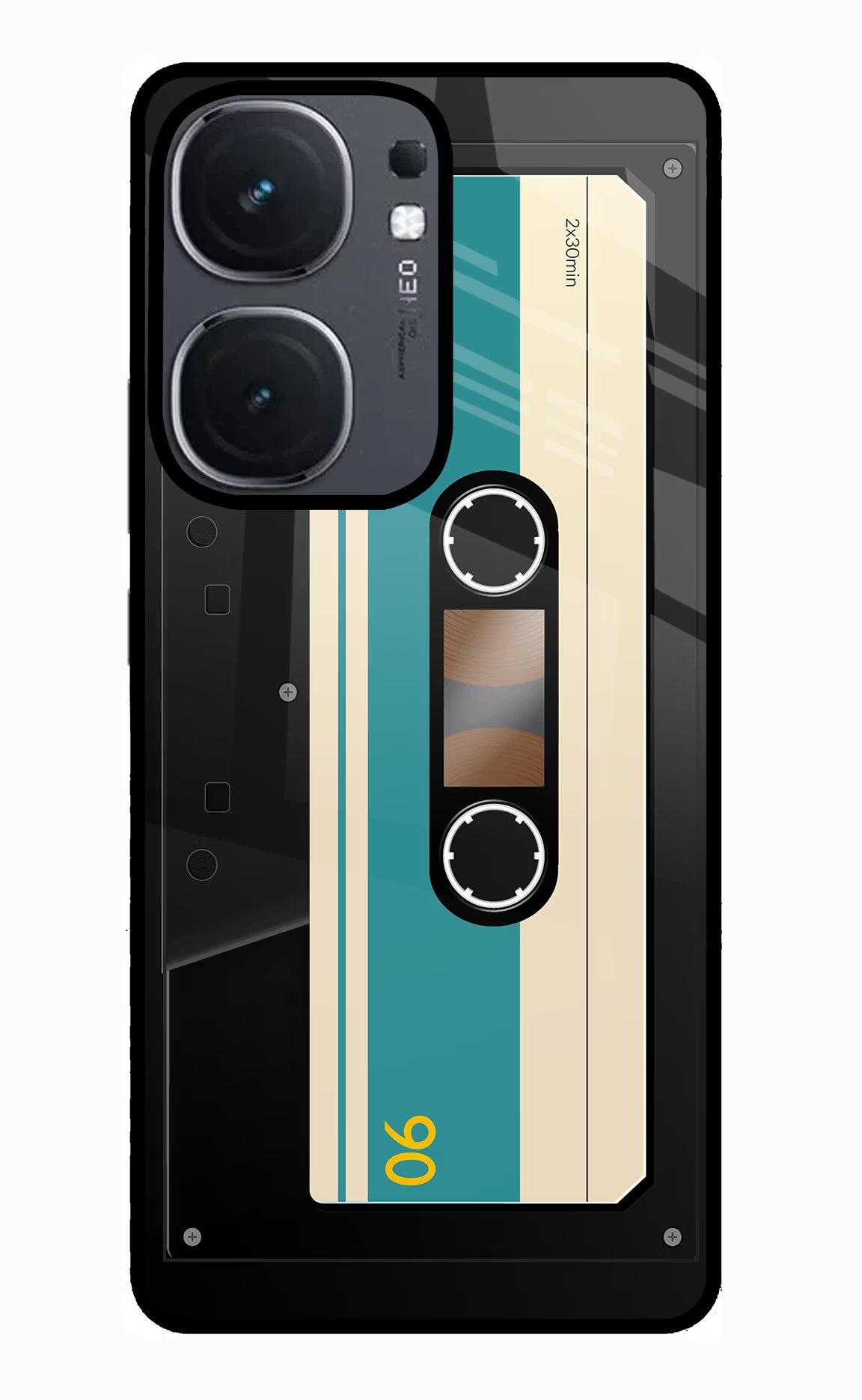 Cassette iQOO Neo 9 Back Cover Glass Case - Hello Swanky