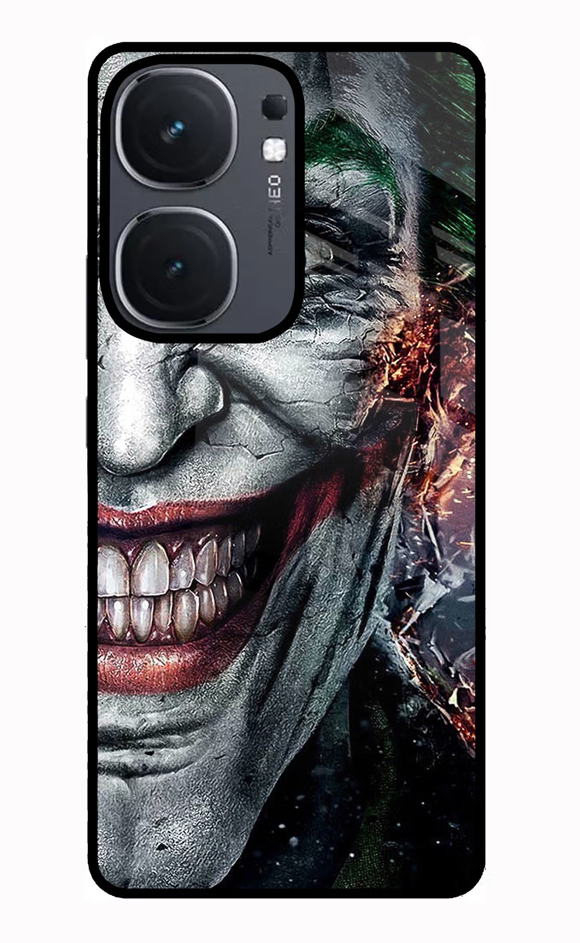 Joker Cam iQOO Neo 9 Back Cover Glass Case - Hello Swanky