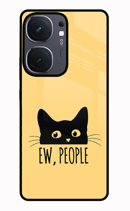 Ew People Catitude iQOO Neo 9 Back Cover Glass Case - Hello Swanky
