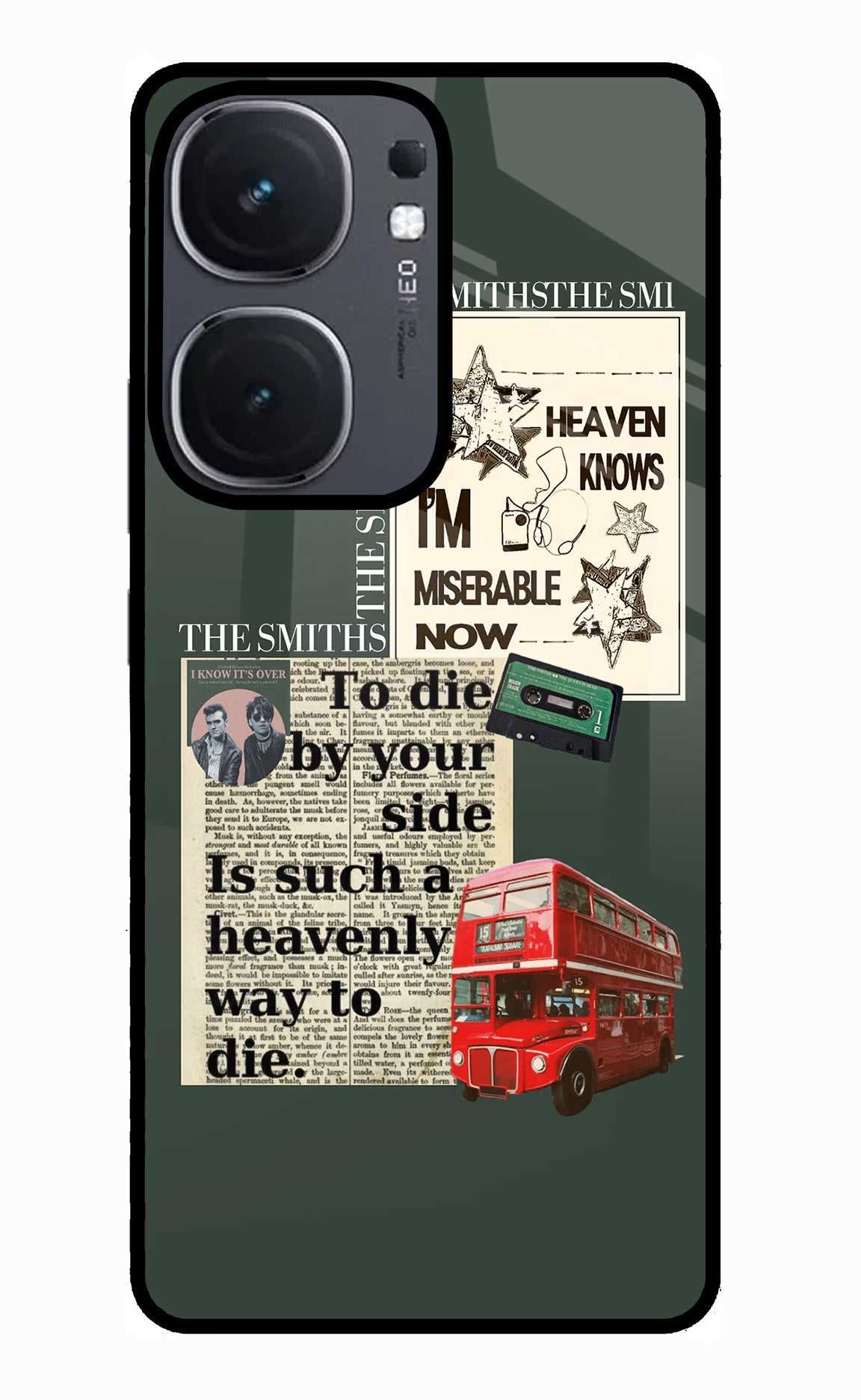 The Smiths iQOO Neo 9 Back Cover Glass Case - Hello Swanky