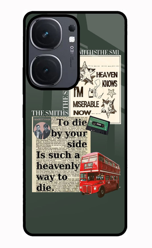 The Smiths iQOO Neo 9 Back Cover Glass Case - Hello Swanky