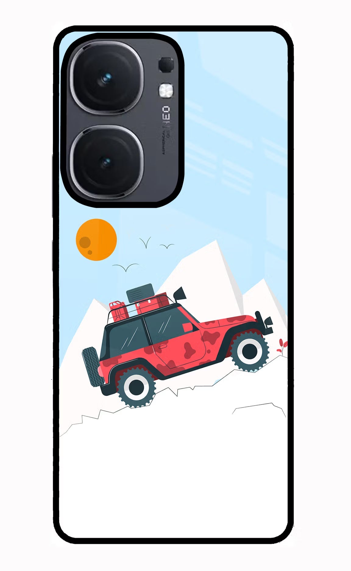 Mountain Trail Beast iQOO Neo 9 Back Cover Glass Case - Hello Swanky