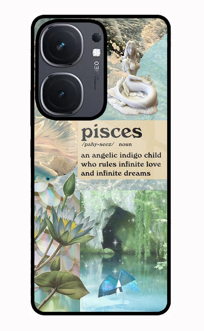 Pisces Zodiac iQOO Neo 9 Back Cover Glass Case - Hello Swanky