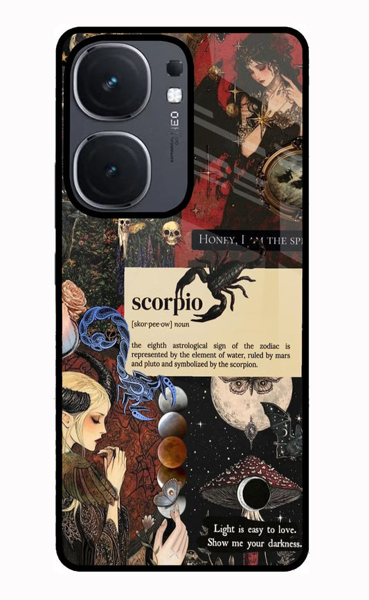 Scorpio Zodiac iQOO Neo 9 Back Cover Glass Case - Hello Swanky