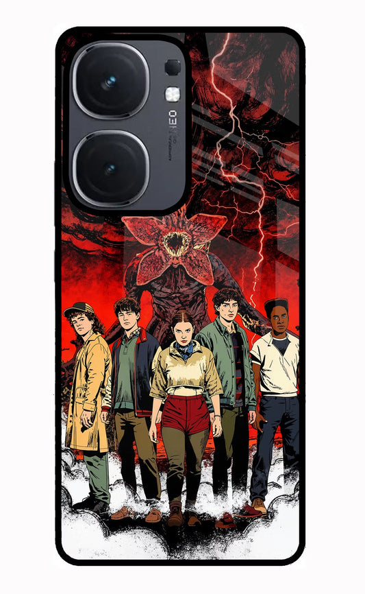 Ordinary Things Characters iQOO Neo 9 Back Cover Glass Case - Hello Swanky