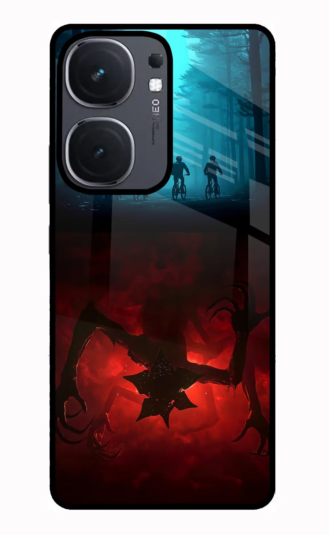Ordinary Things Downside Up iQOO Neo 9 Back Cover Glass Case - Hello Swanky