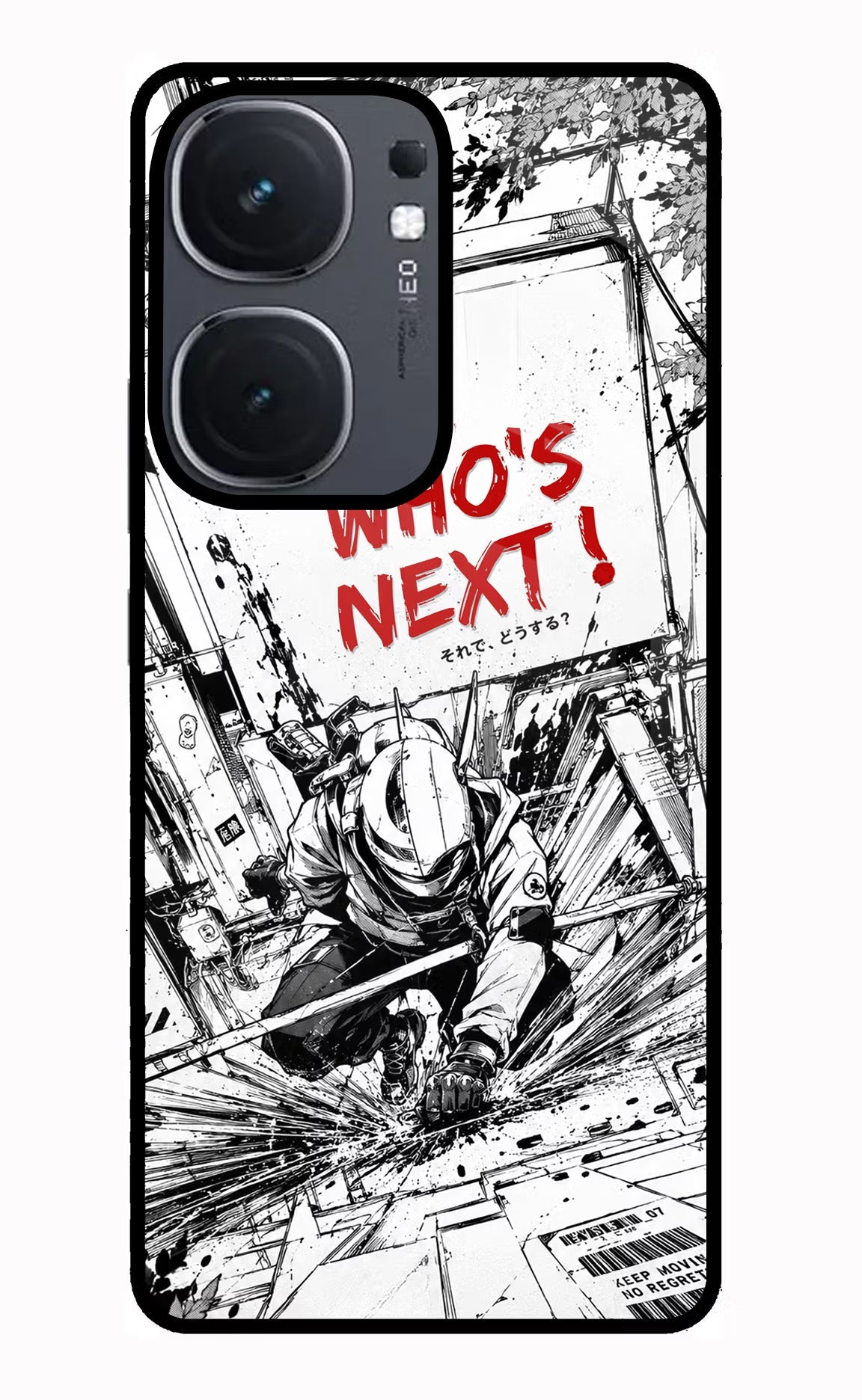 Who's Next iQOO Neo 9 Back Cover Glass Case - Hello Swanky