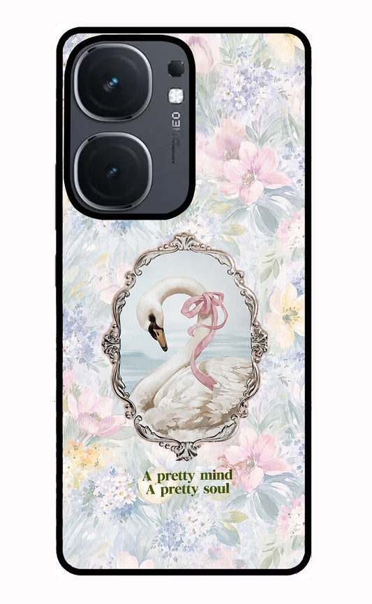 Pretty Mind Pretty Soul iQOO Neo 9 Back Cover Glass Case - Hello Swanky