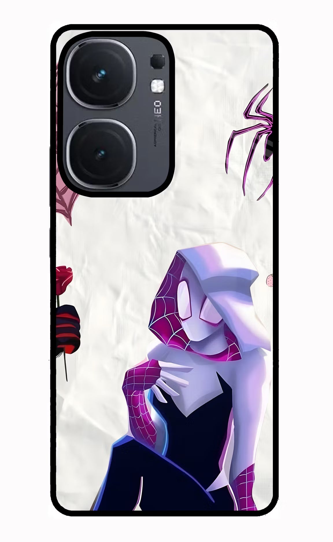 Gwen Verse iQOO Neo 9 Back Cover Glass Case - Hello Swanky