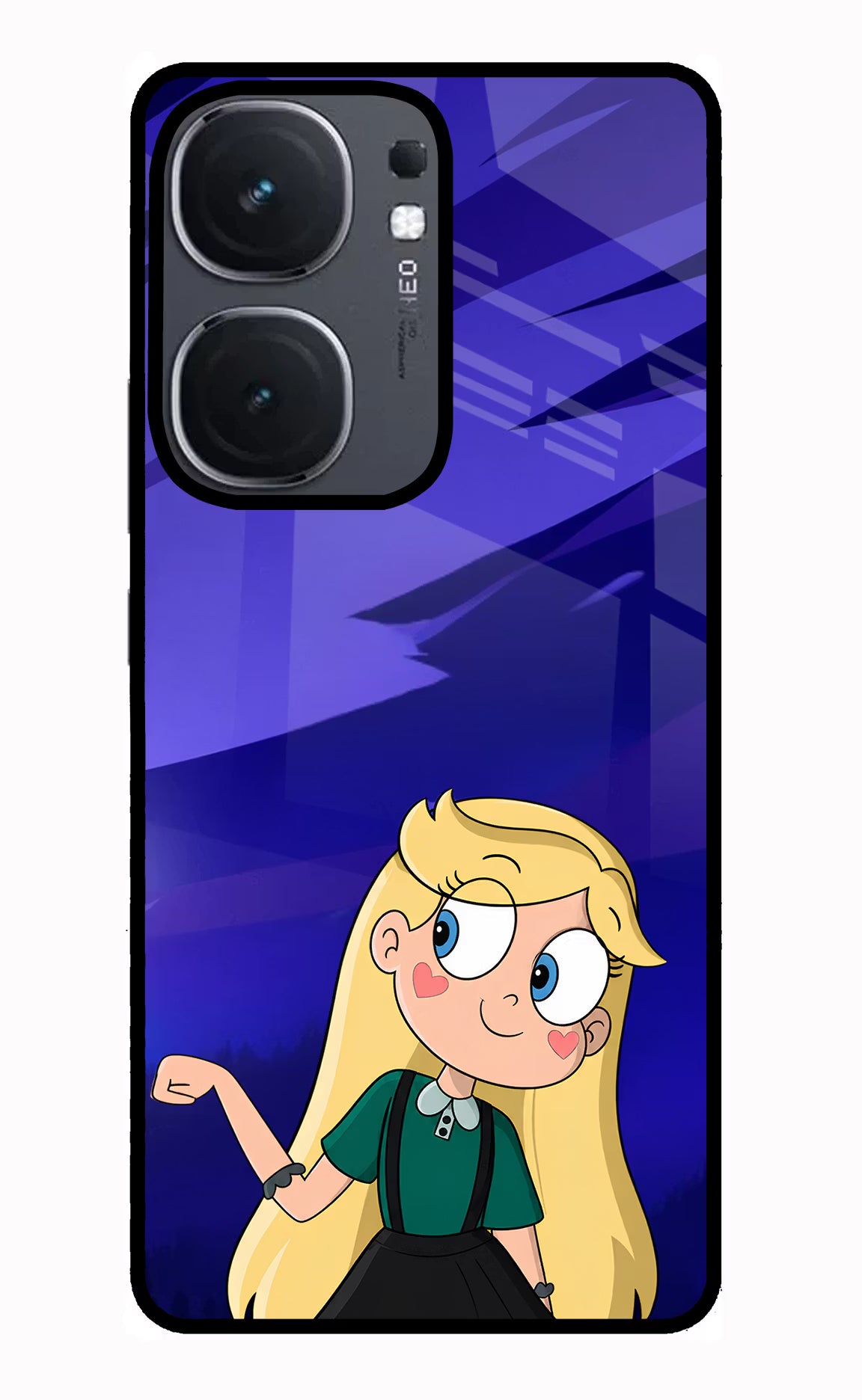 Star Glow iQOO Neo 9 Back Cover Glass Case - Hello Swanky