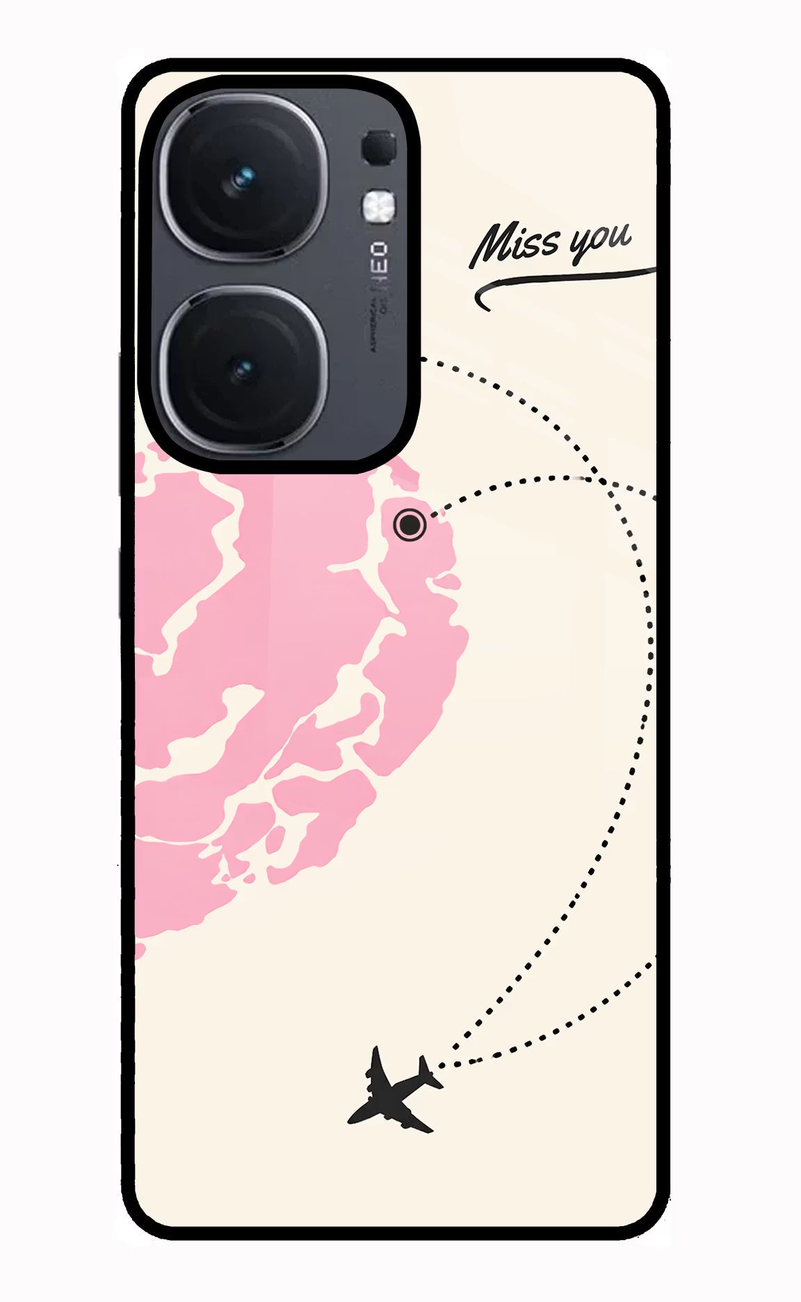 Miss Orbit iQOO Neo 9 Back Cover Glass Case - Hello Swanky