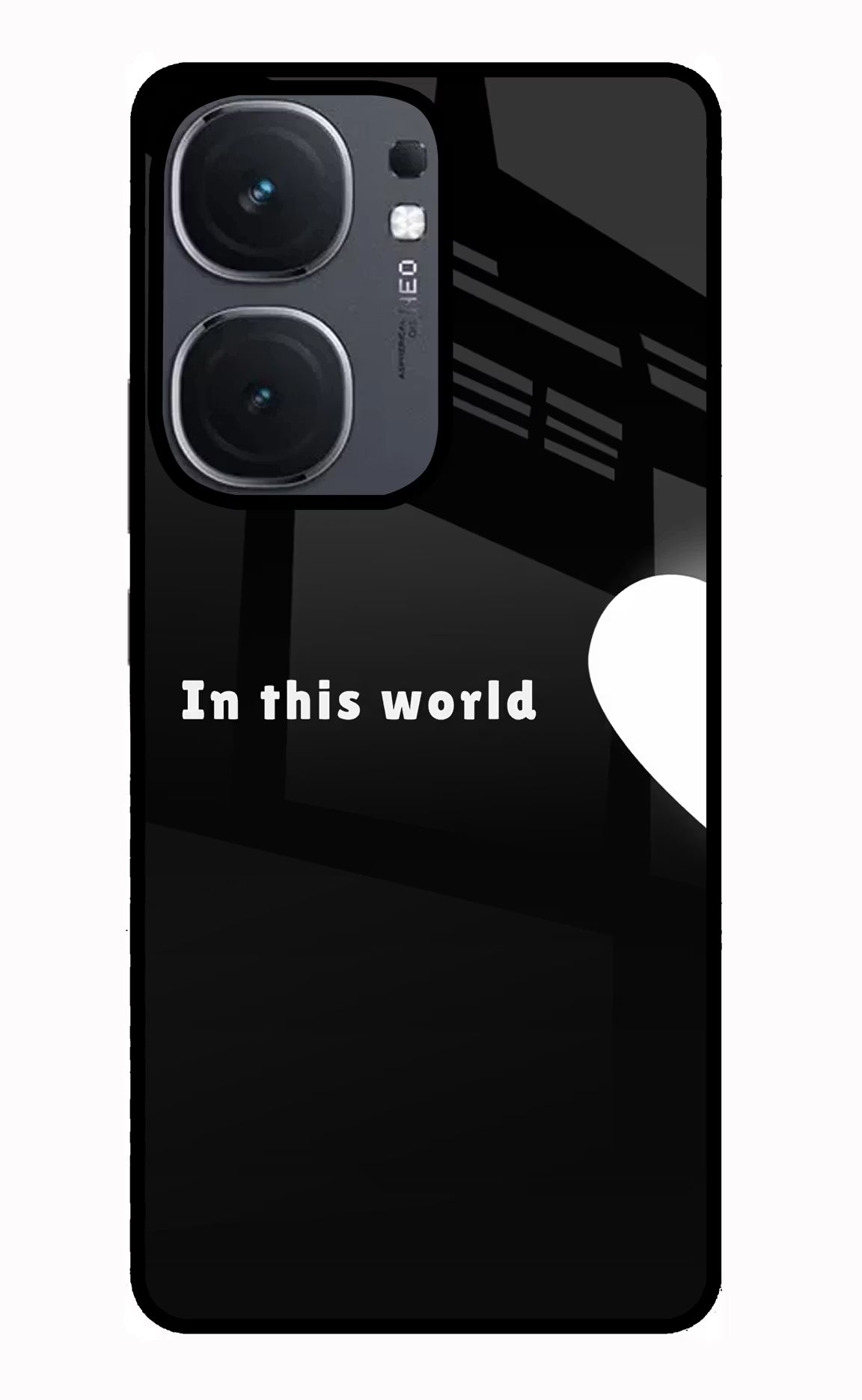This World iQOO Neo 9 Back Cover Glass Case - Hello Swanky