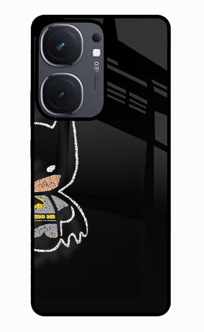 Bat Kitty iQOO Neo 9 Back Cover Glass Case - Hello Swanky
