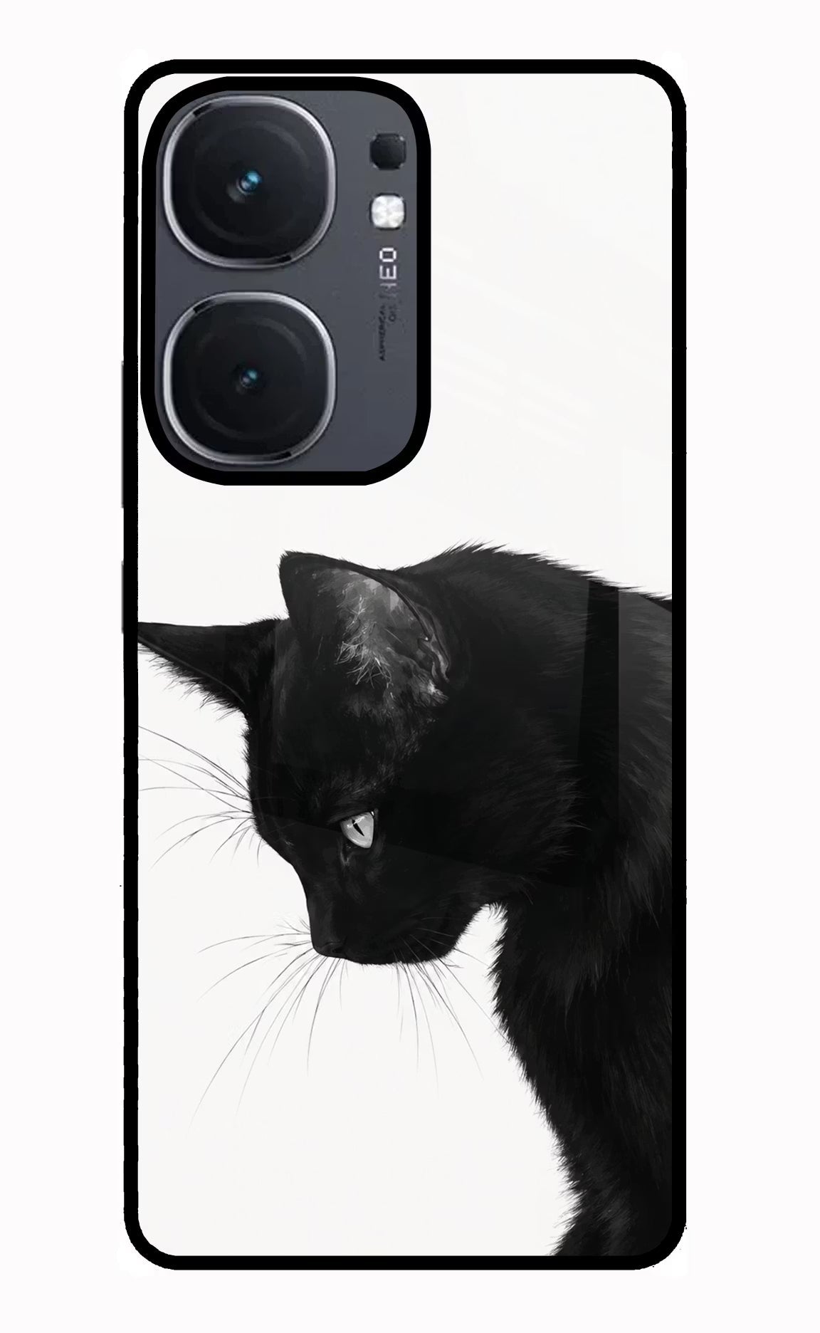 Shadow Gaze iQOO Neo 9 Back Cover Glass Case - Hello Swanky