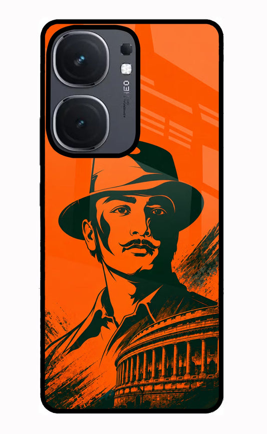 Bhagat Singh Legacy iQOO Neo 9 Back Cover Glass Case - Hello Swanky