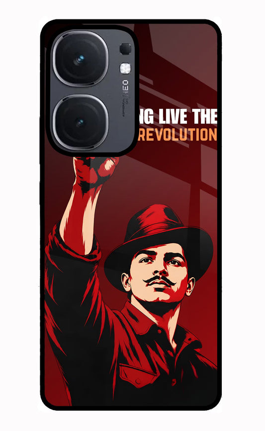 Bhagat Singh Revolution iQOO Neo 9 Back Cover Glass Case - Hello Swanky