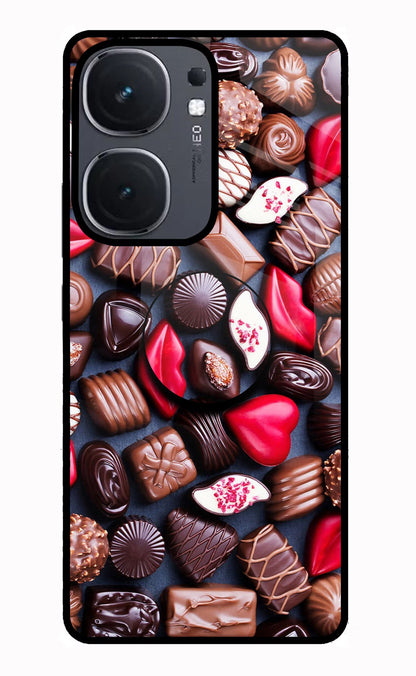 Chocolates iQOO Neo 9 Back Cover Glass Case - Hello Swanky