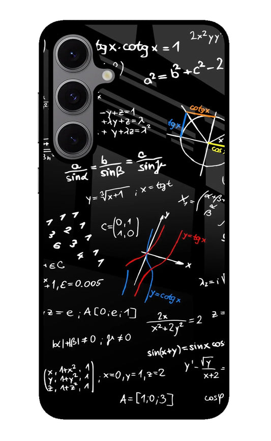 Mathematics Formula Samsung S24 FE 5G Glass Case
