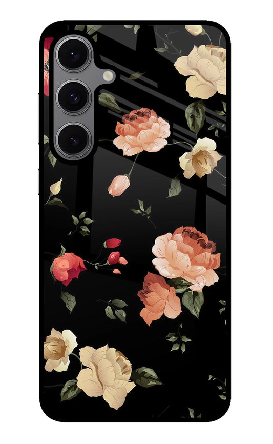 Flowers Samsung S24 FE 5G Glass Case