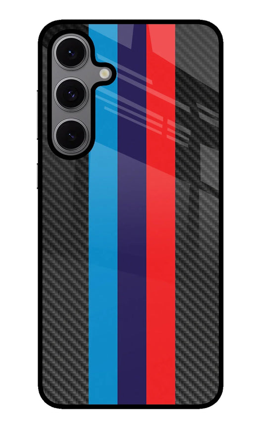 BMW Stripes Pattern Samsung S24 FE 5G Back Cover