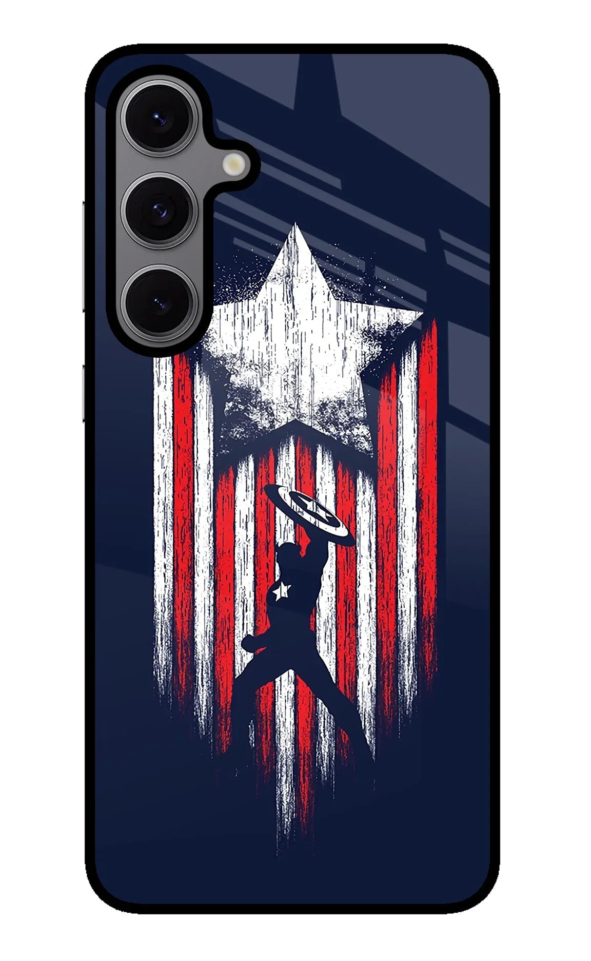 Captain America Marvel Art Samsung S24 FE 5G Back Cover