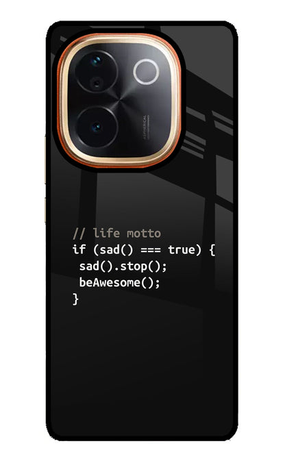Life Motto Code Vivo T3 Pro 5G Back Cover