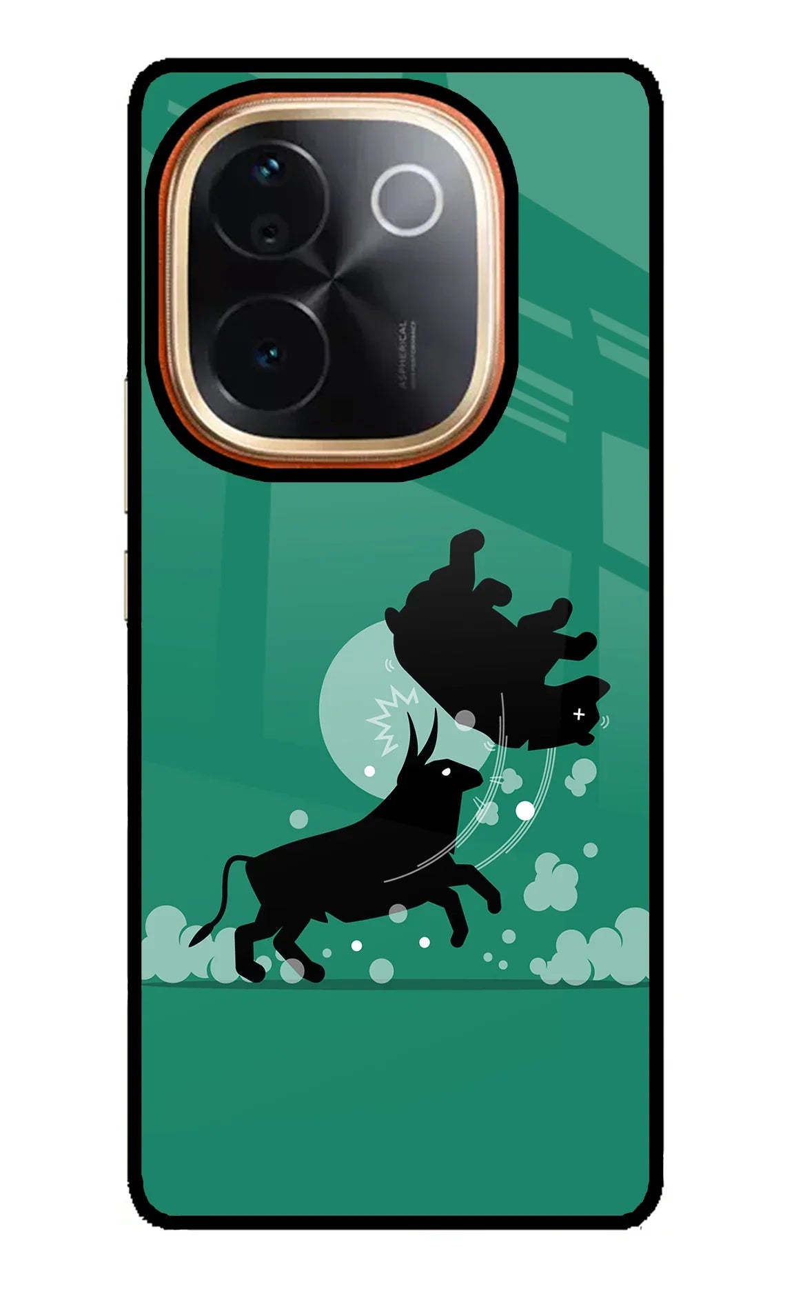 Bull Conqueror Vivo T3 Pro 5G Glass Case