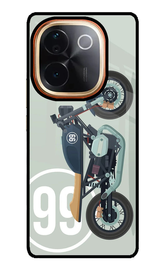 Classic Cafe Racer 99 Vivo T3 Pro 5G Glass Case