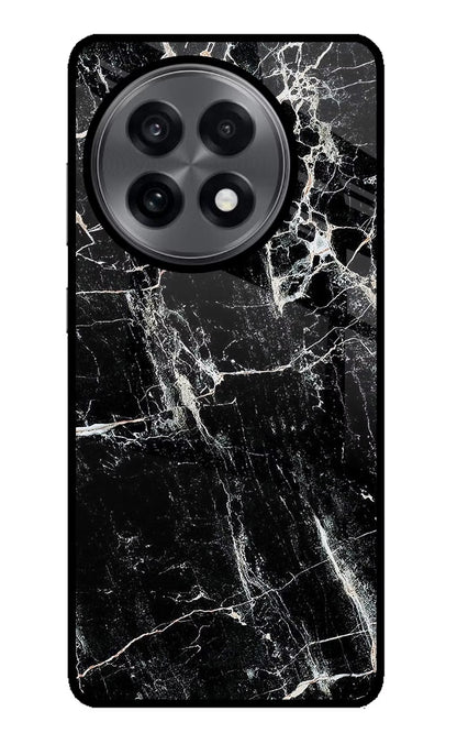 Black Marble Texture OnePlus 13R Back Cover