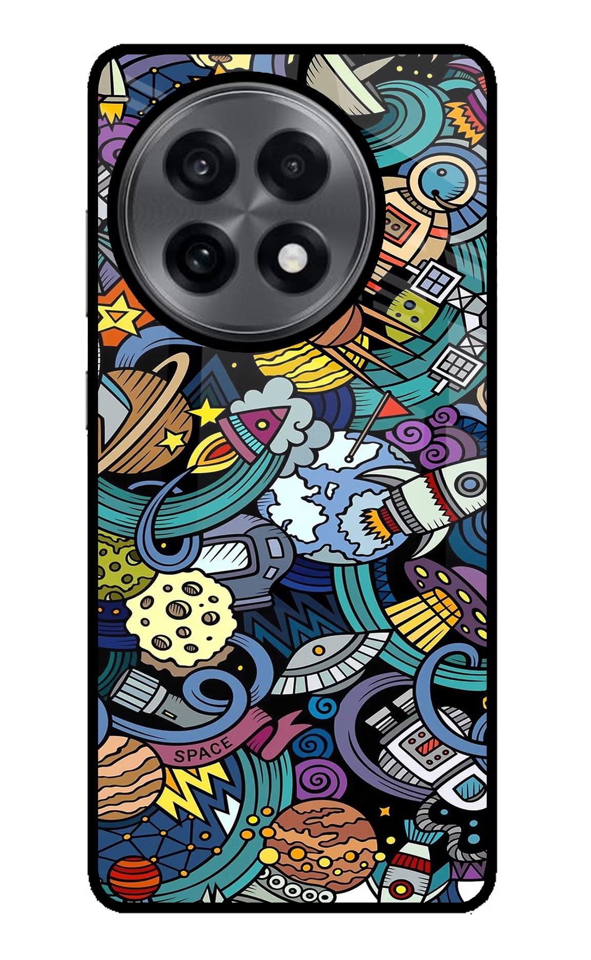 Space Abstract OnePlus 13R Back Cover