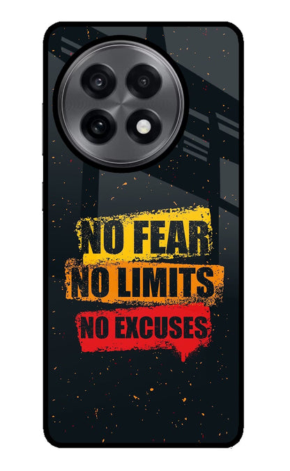 No Fear No Limits No Excuse OnePlus 13R Back Cover