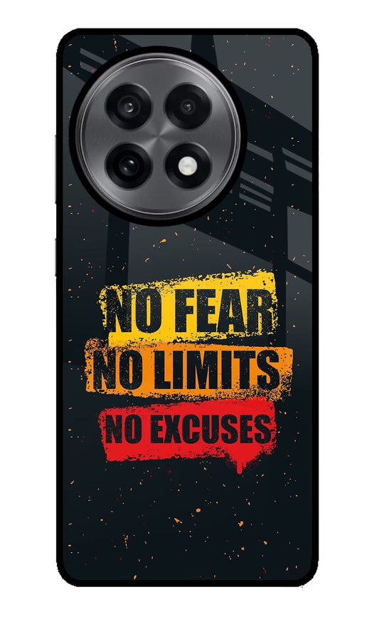 No Fear No Limits No Excuse OnePlus 13R Back Cover