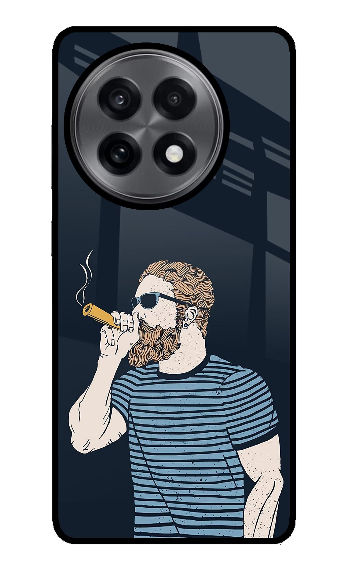 Smoking OnePlus 13R Glass Case