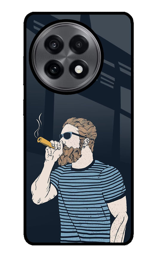 Smoking OnePlus 13R Glass Case